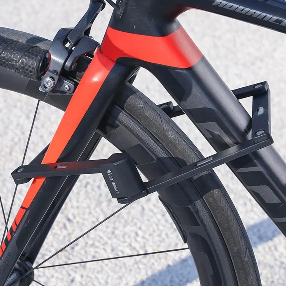 

1pcs Bicycle Folding Lock Extended Anti-theft Heavy-duty Foldable Lock For Electric Bicycle Scooter Motorcycle With Bracket J6B1