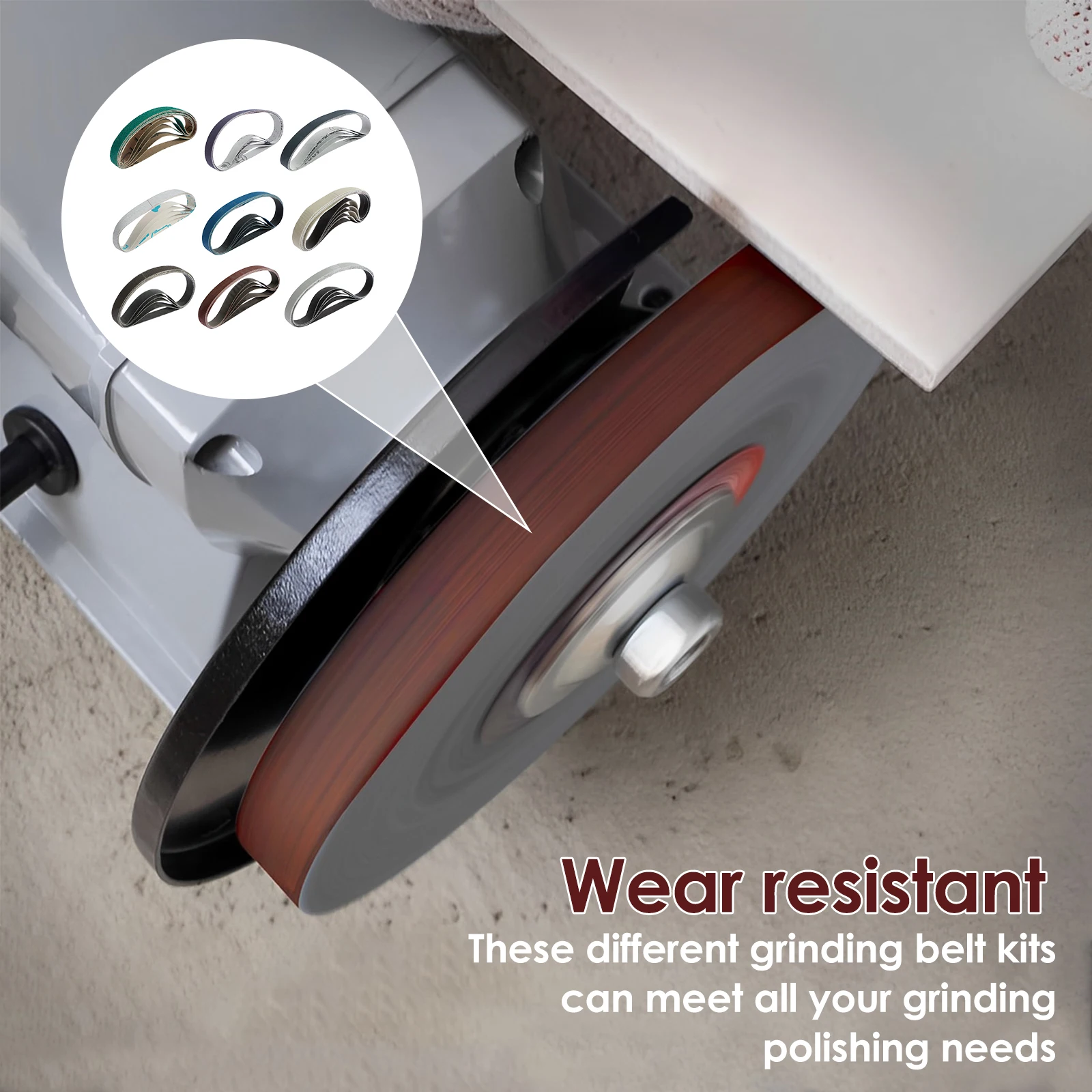 Прочные абразивные инструменты шлифовальная бумага 13x457 мм 45 шт. набор сменная