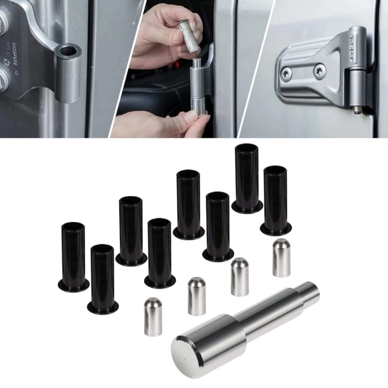 

13 Piece Door Hinge Screw Removal Tool Compatible for 2/4 Door Easy Efficient Solution with Stainless Steel Hinge Drop Shipping