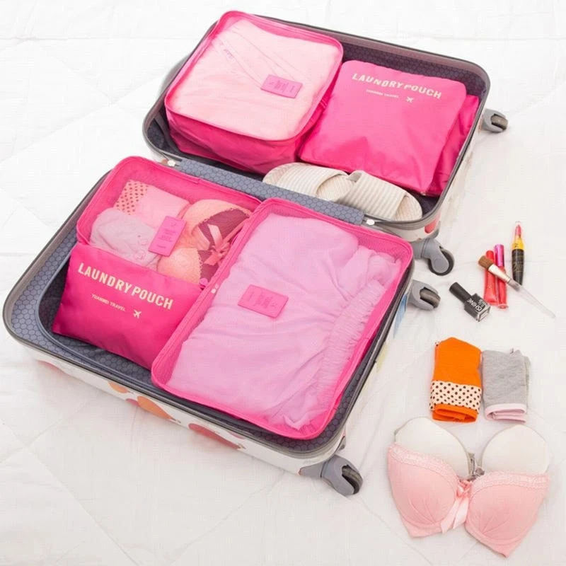 

Travel Gadgets Women's Cosmetic Box Home Packaging Bags Organization Storage Organizer Essentials Makeup Suitcase Ins Style