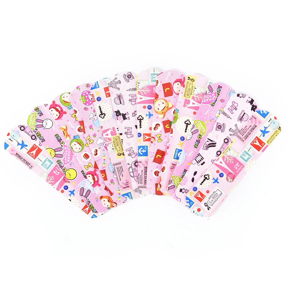 

50PCS Breathable Cute Cartoon Band Aid Hemostasis Adhesive Bandages Waterproof First Aid Emergency Kit For Kids Children