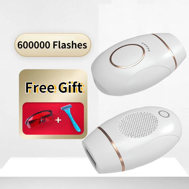 

600000 Flashes Electric Epilator Permanent IPL Laser Photoepilator Painless Hair Removal for Women 5 Levels Face Body Depilador