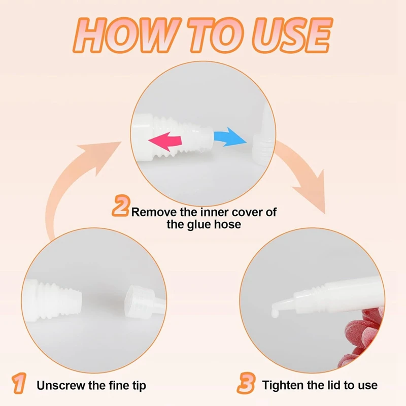 50 шт. художественные белые ручки с клеем быстросохнущие липкие клеевые точное