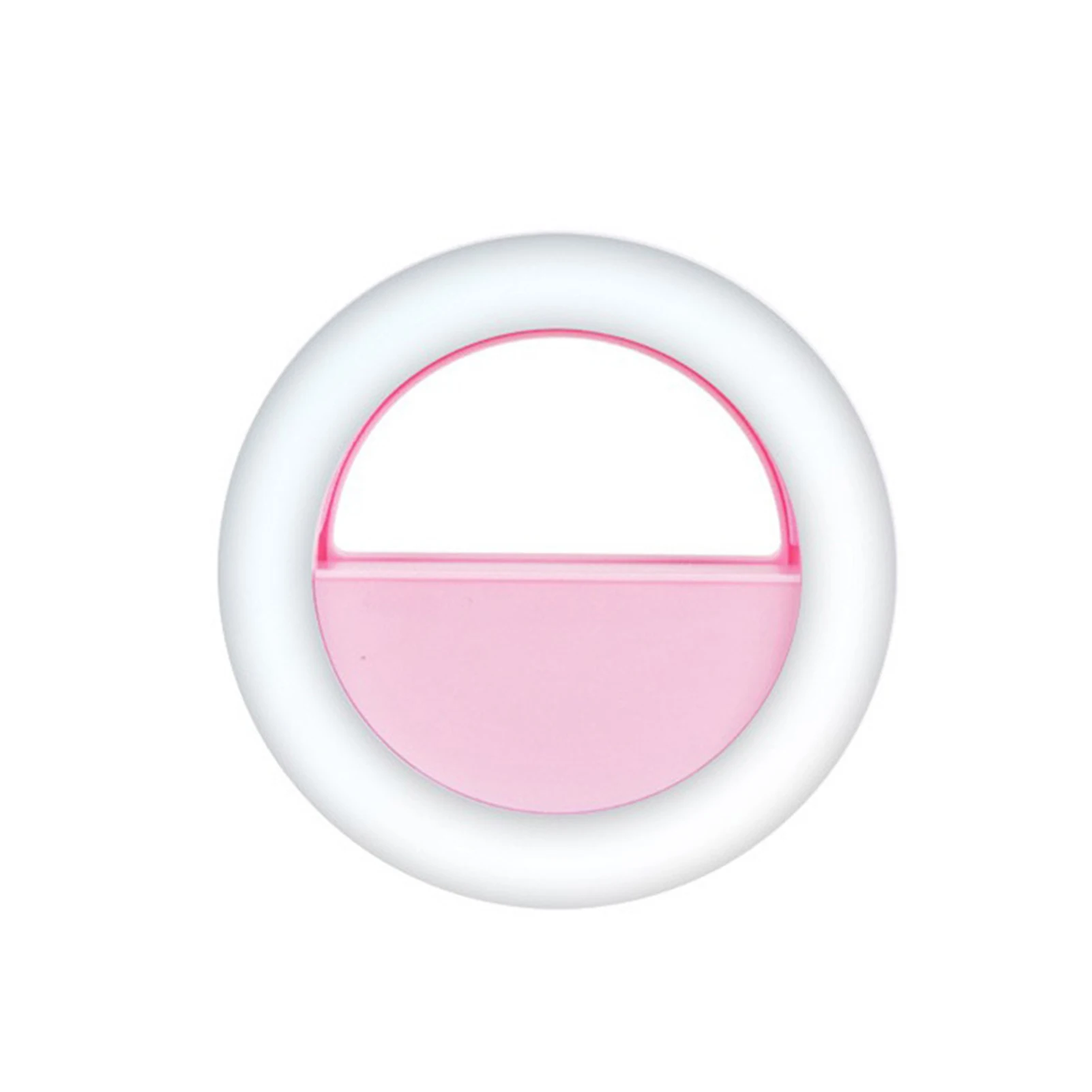 

Mini Clip-on Smartphone Selfie Ring Light RGB LED Light Beauty Lamp Built-in Rechargeable Battery for Smartphones Table