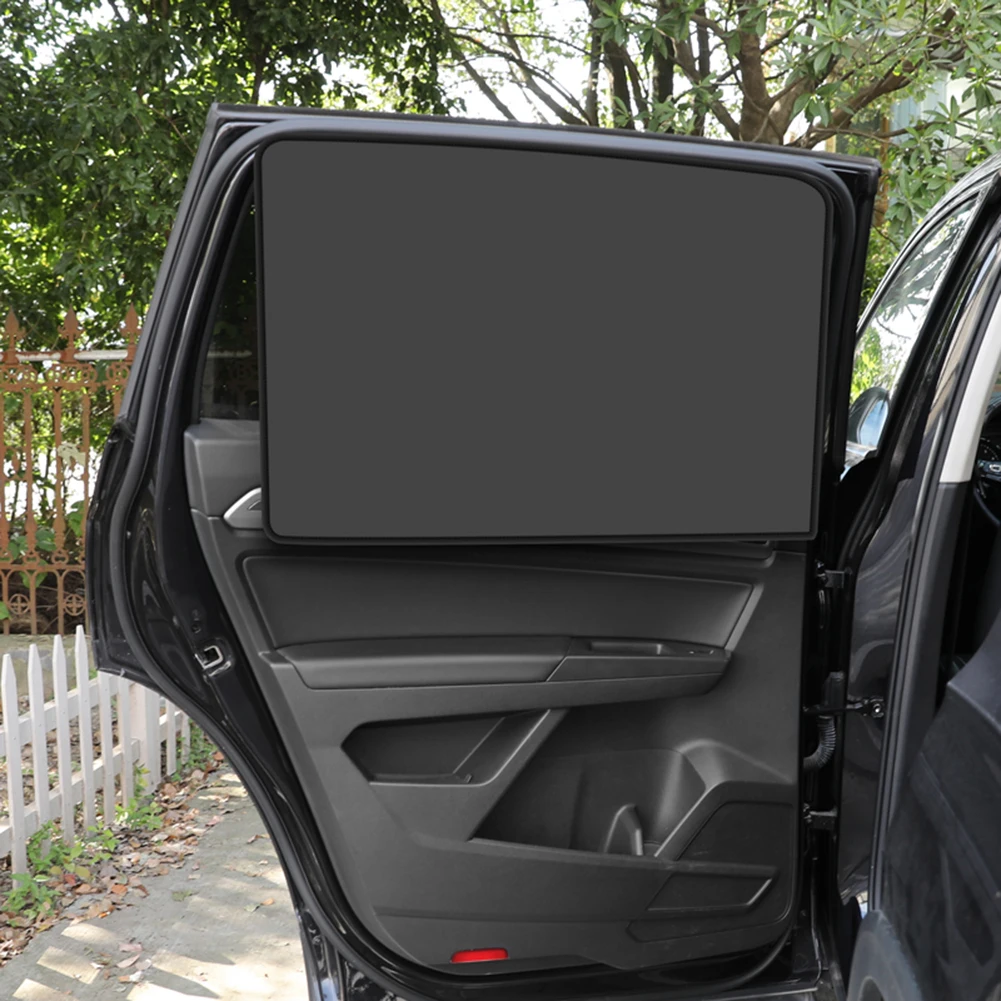 

Magnetic Car Side Window Sunshade Cover Sun Visor Summer Protection Window Curtain for Front Rear Black Auto Accessories