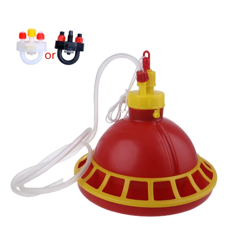 

Chick Feeder Plastic Chicken Feeders Hanging Water Dispenser Container for Birds Small Poultry Feeding Equipment