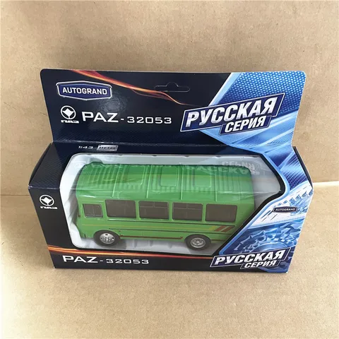 Модель российского автобуса горячая Распродажа 1:43, игрушечный спасательный автобус, школьный автобус, оригинальный подарок в упаковке, оптовая продажа