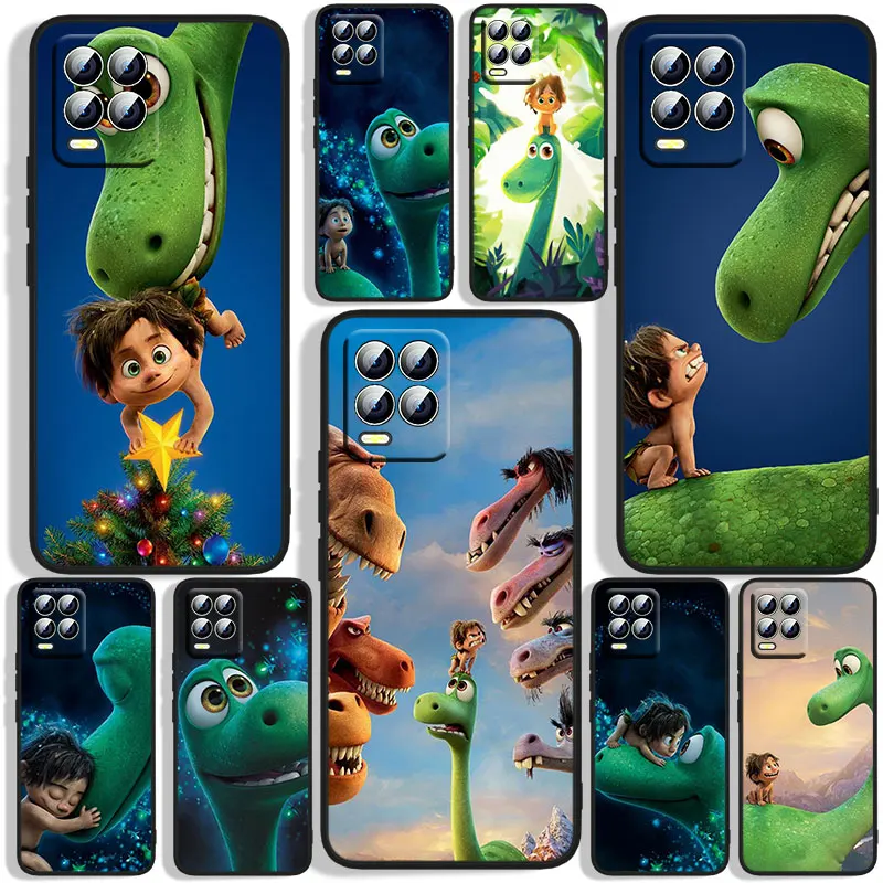 

Disney Dinosaur Phone Case For OPPO Realme C2 C3 C11 C20 C21 C21Y Q3S Q5i X2 X3 Neo2 GT2 GT Neo3 Black Funda Cover Soft Silicone