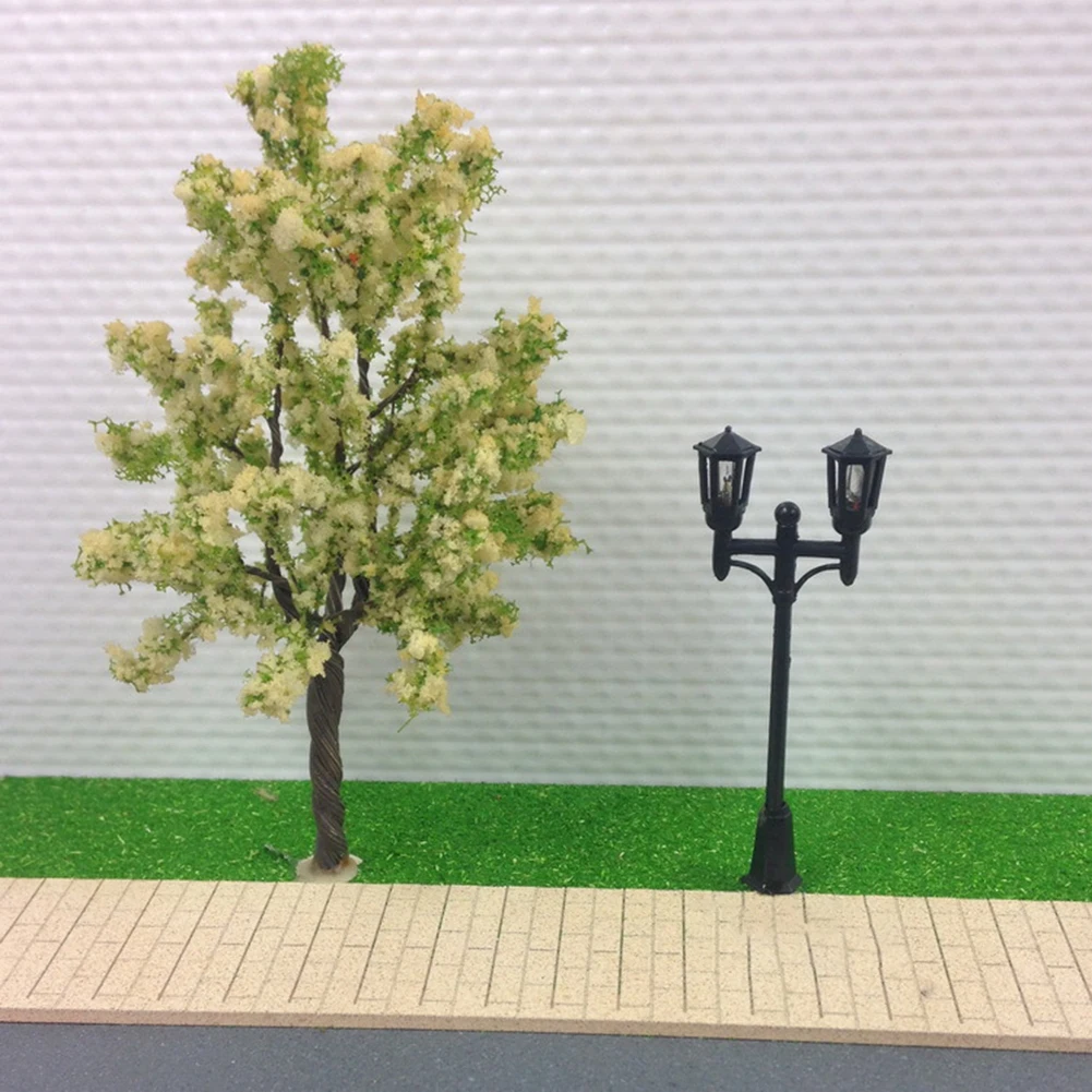 

Garden Décor Statues & Lawn Ornaments 10Pcs Model Street Lights Scale 1:100 Railway LED Lamppost Patio Garden Lamps