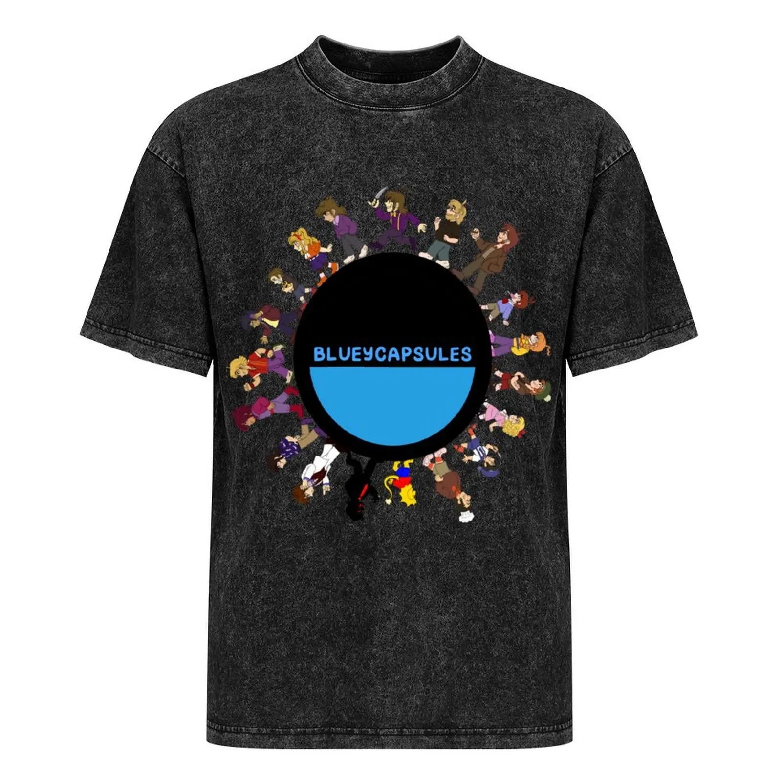 Классическая футболка BlueyCapsules мужские забавные футболки для мужчин