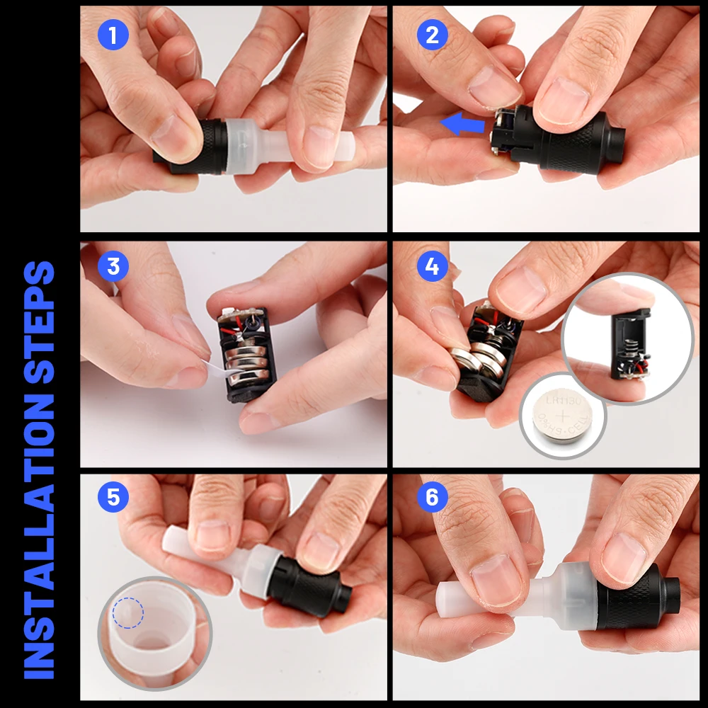 2 шт. велосипедный светильник с клапаном для шин IP6 водонепроницаемый фонарь