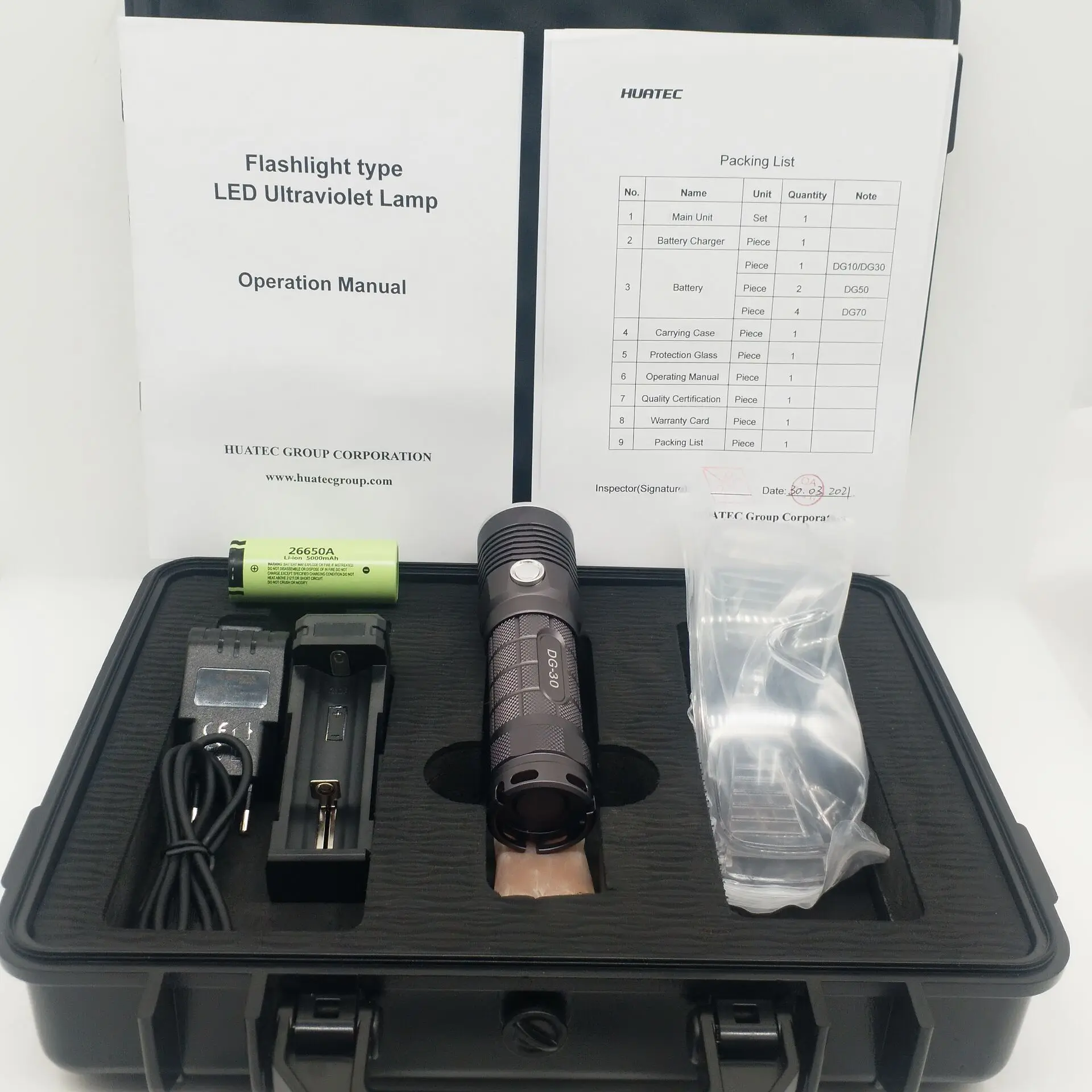 

Protable LED UV Lamp DG-30