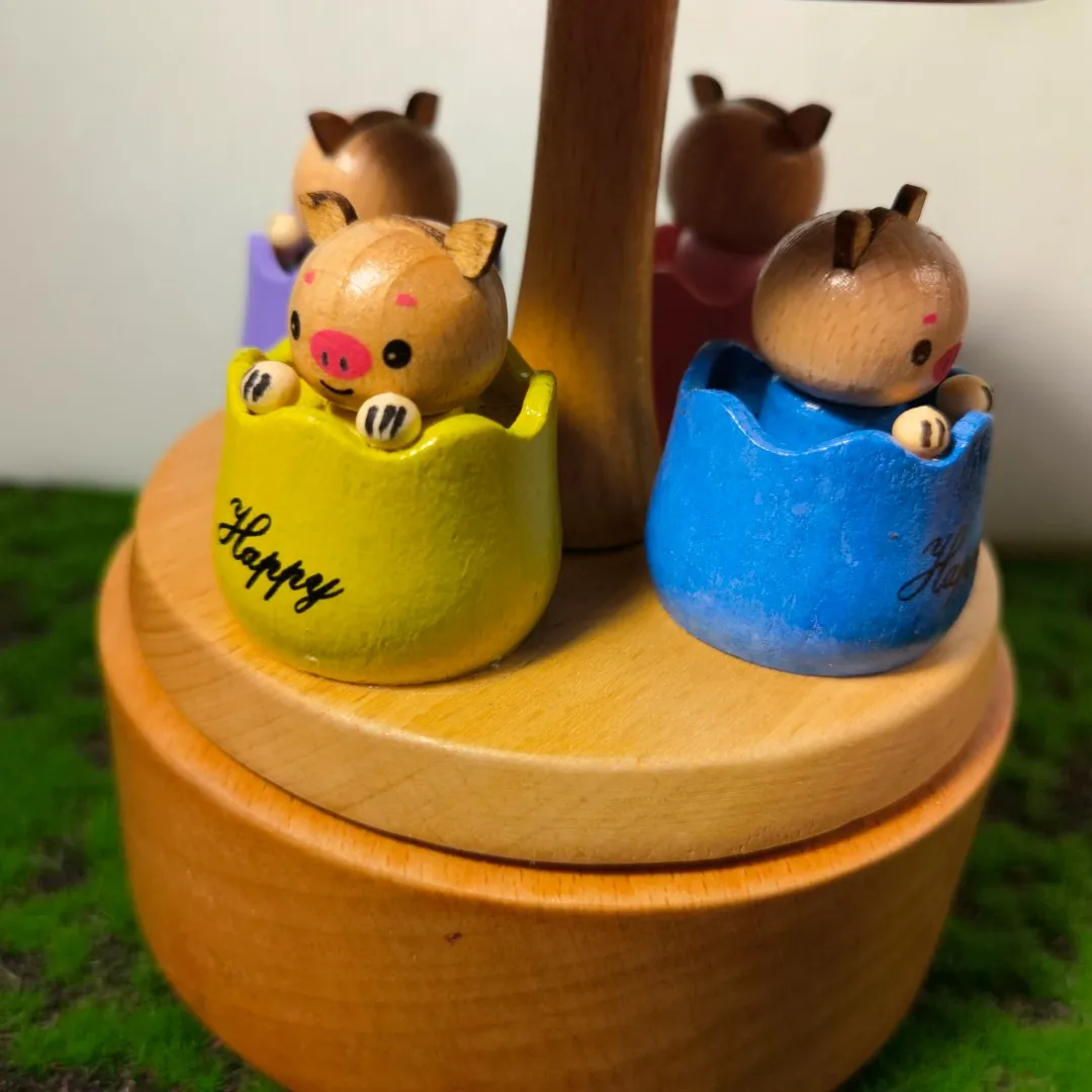 Деревянная музыкальная шкатулка сделай сам подарок на день рождения Рождество