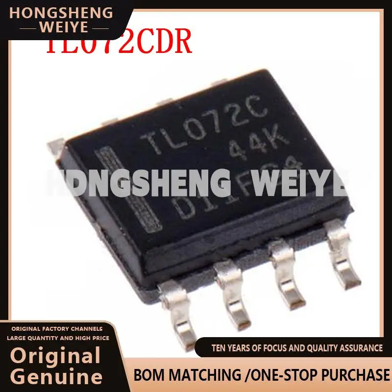 Новинка 100%, 10 шт., TL072CDR SOP8 TL072C SOP TL072 SMD 072CDR SOP-8 TL072CDT TL072C