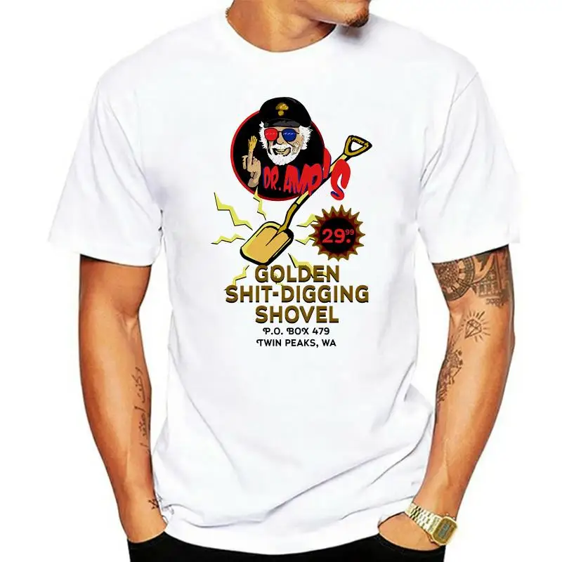 TWIN PEAKS DR. AMP GOLDEN SHOVEL T-SHIRT |