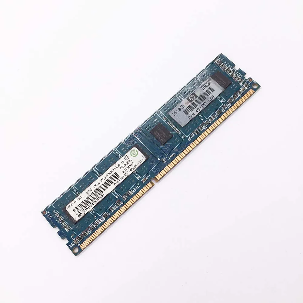 Память SDRAM DDR3 2 Гб 13333 МГц RMR1870EF48E8W-1333 2Rx8 ОЗУ для настольного компьютера подходит для Ramaxel 10600U