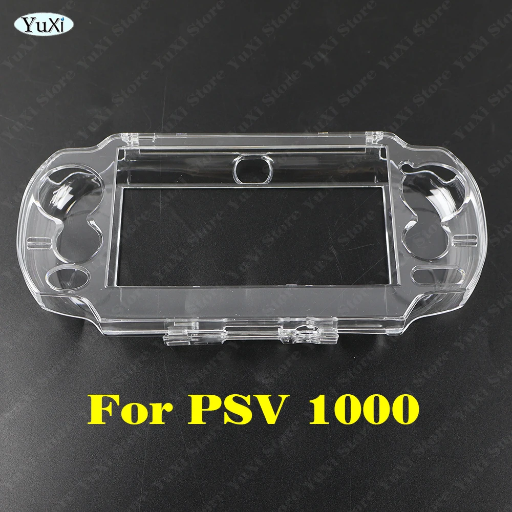 Фото Прозрачный защитный чехол из кристально чистого ПЭТ для PS Vita 1000, верхняя и нижняя защитные пленки, прозрачная крышка корпуса для PSV 1000 Game №2