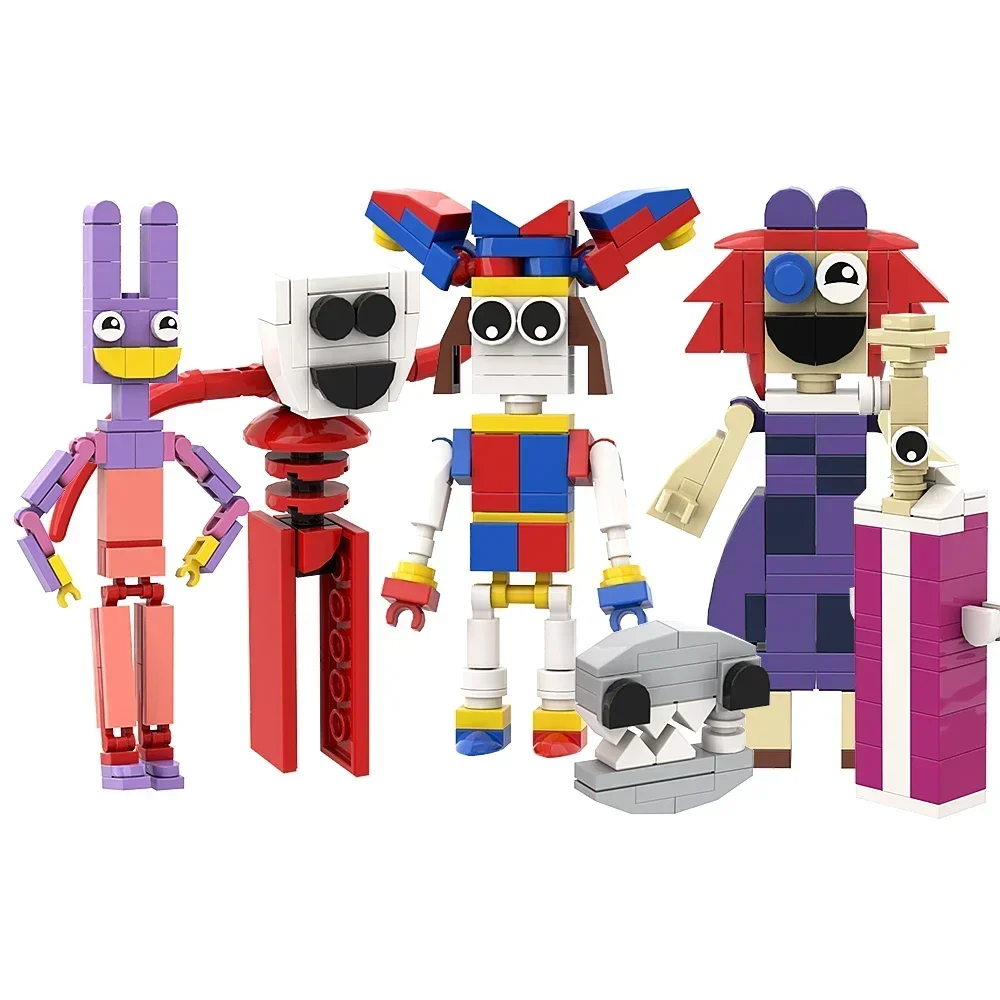 Gobrick MOC удивительные цифровые цирковые кирпичи модель фигурка клоуна помни