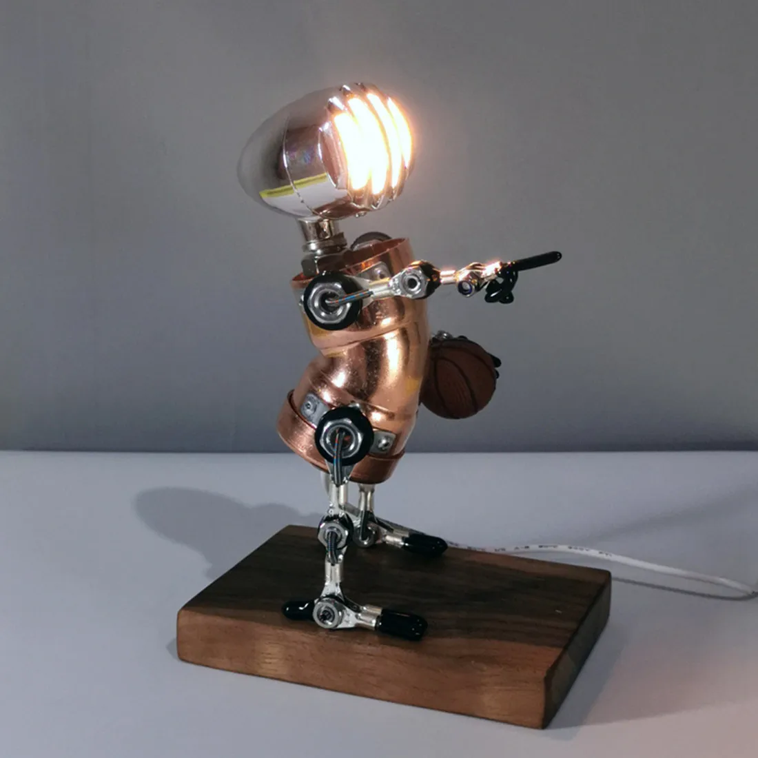 Креативное украшение в стиле стимпанк баскетбольный Игрок В индустриальном