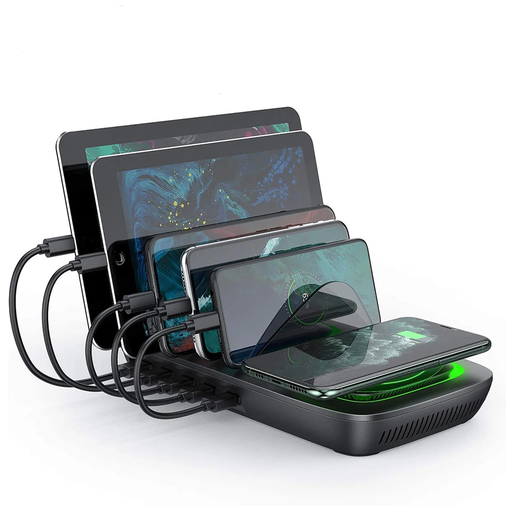 

Зарядная Станция Seenda с 5 USB-портами и 8 кабелями