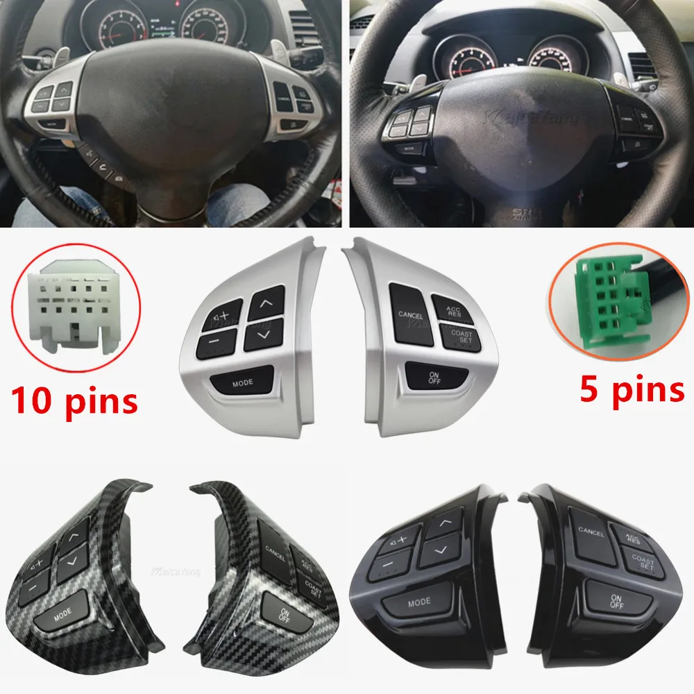 

Кнопка переключения круиз-контроля для Mitsubishi ASX 2007-2012 Outlander, многофункциональный переключатель на руль с проводом