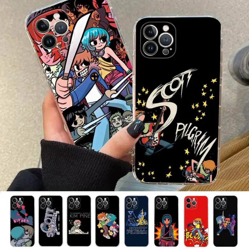 

Scott Pilgrim vs the World Phone Case Silicone Soft for iphone 14 13 12 11 Pro Mini XS MAX 8 7 6 Plus X XS XR Cover