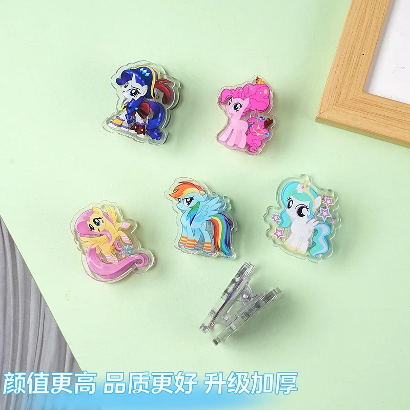 Полипропиленовый зажим пони полипропиленовый мультяшный для заметок