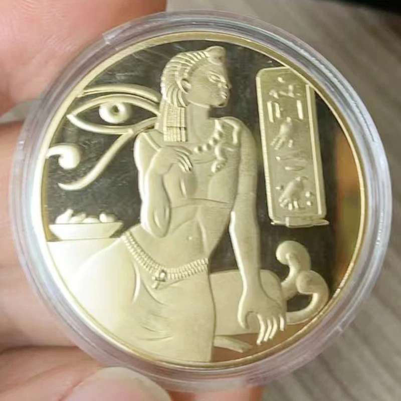 

Памятная серебряная монета Анубис