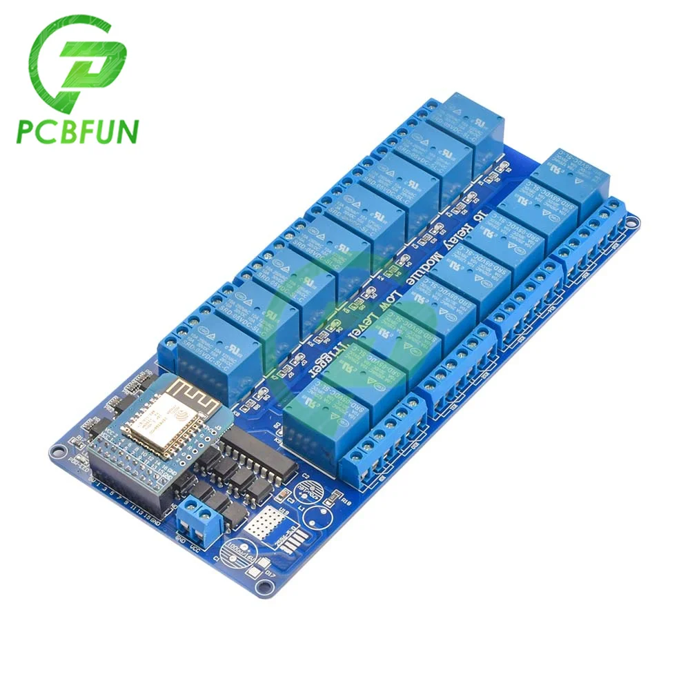 16 Wifi реле канала модуль DC 5V 12V ESP8266 WIFI модуль