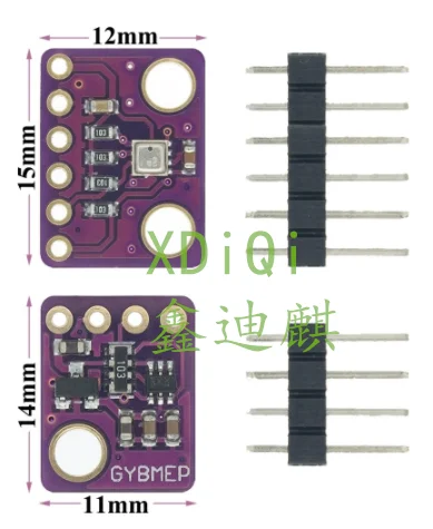 

BME280 5V 3.3V Digital Sensor Temperature Humidity Barometric Pressure Sensor Module I2C SPI 1.8-5V