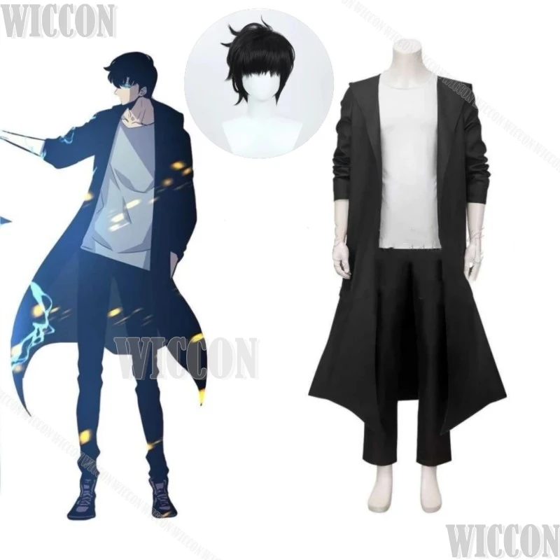 Парик для косплея по мотивам аниме Knight Killer Sung Jin-woo Solo Jinwoo