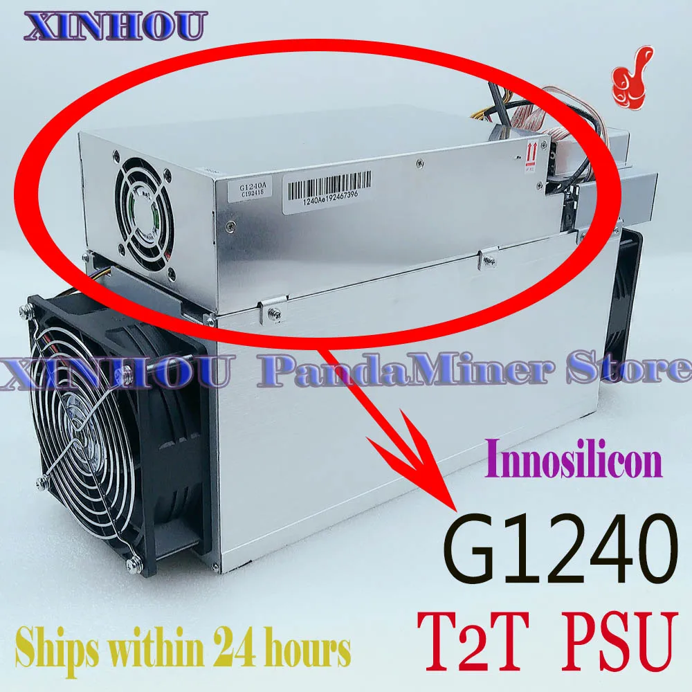 ASIC miner Innosilicon T2T PSU G1240 источник питания подходит для BTC BCH miner Innosilicon T2TZ T2THM T2TH 26T 27T 28T 29T 30T