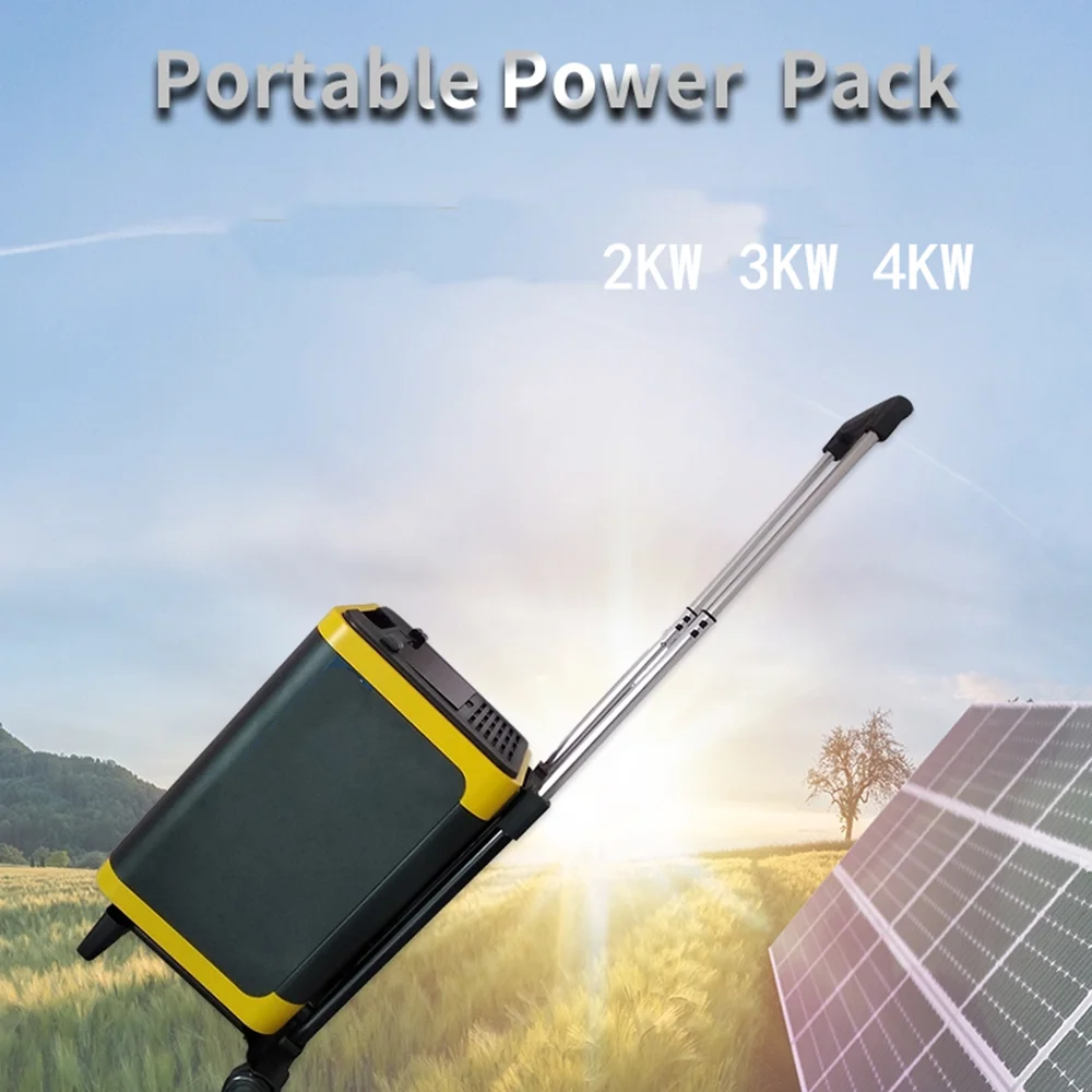 

2000W 2693WH 4000W Peak Portable Solar Generator For Camping Caravan Outdoor Energy System Power Station