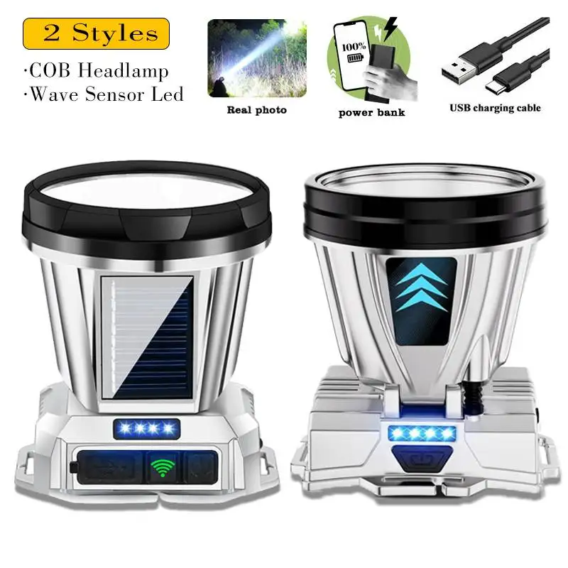 Мощный Водонепроницаемый Фонарик Для Рыбалки С Usb-аккумулятором Мощная Лампа