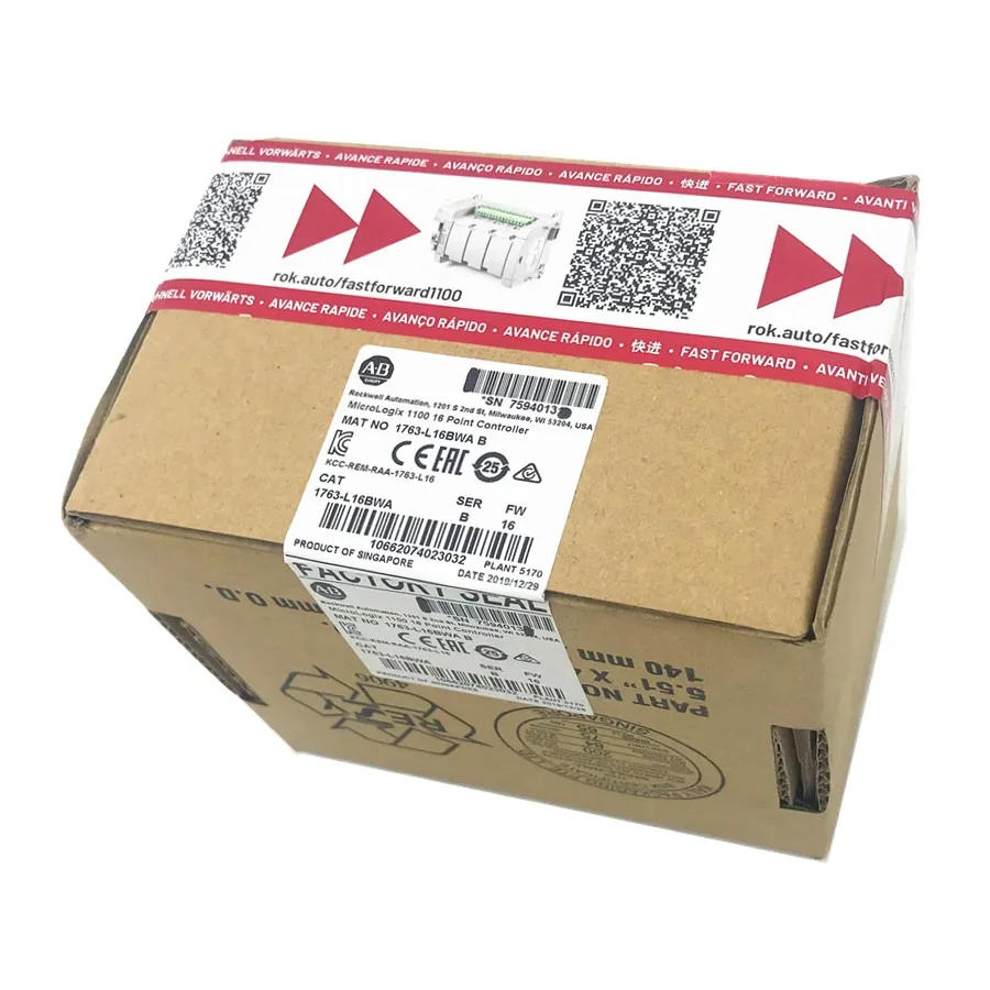 

1763-L16BWA Allen 2022 новый заводской герметичный AB PLC модуль Bradley 100% оригинальный, новый 1763L16BWA