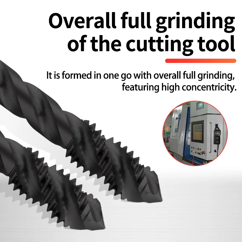 ЛЕНТЫ BOSS HSSE-M35 DIN 371 376 стандартный метчик со спиральной рифленой резьбой