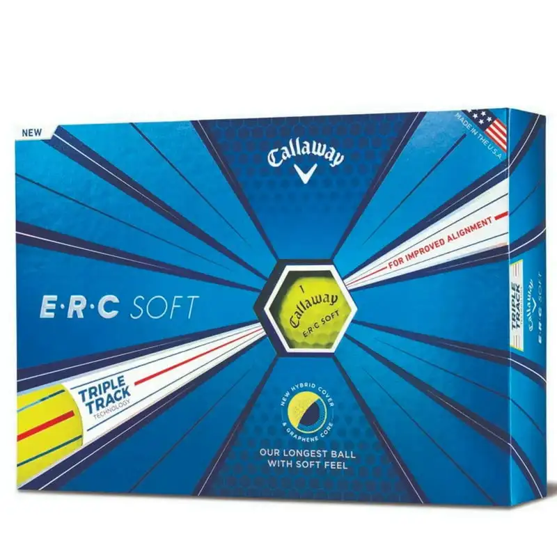 

ERC Soft Golf Balls, Yellow, 12 Pack