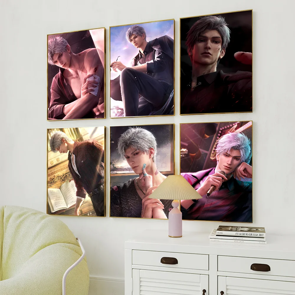 Игра L-Love и D-Deepspace S-Sylus постер домашний бар декор кофейни эстетическое искусство