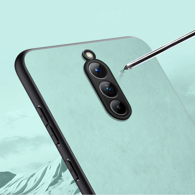 Кожаный чехол для ZTE nubia Red Magic 8 Pro + Plus силиконовый защитный телефона RedMagic8Pro NX729J