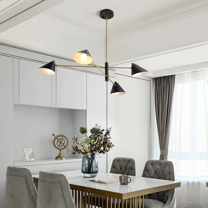 creative personality art home living room chandelier atmosphere dining room lamp Nordic pendant light