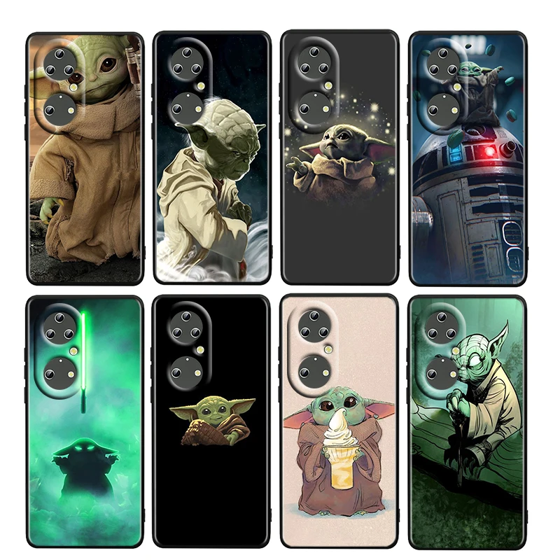 Световой меч Звездные войны Yoda для Huawei P50 P20 P30 P40 5G P10 Pro Lite E Plus P9 Mini Мягкий ТПУ