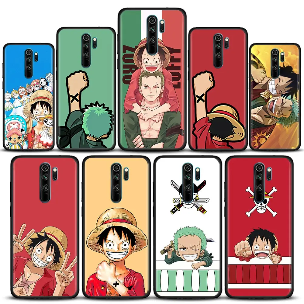 

ONE PIECE Anime Case For Xiaomi Redmi 9A 7A 9C 9T 9 10 7 8A Case Soft Silicone Cover For Red mi K40 Pro K40s K50 Pro