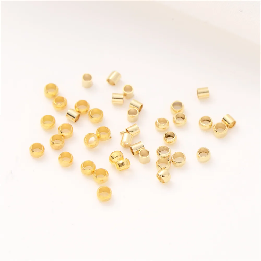 

14K gold clad positioning beads DIY handmade jewelry accessories material wire closing fixed buckle clip buckle positioning bead