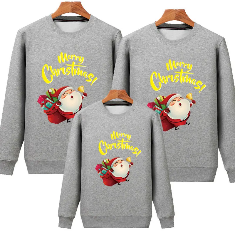 

Matching Family Outfits Christmas Sweatshirt Mother Father Daughter Son Sweater Set Xmas Jersey Couple Kids Baby New Year Jumper