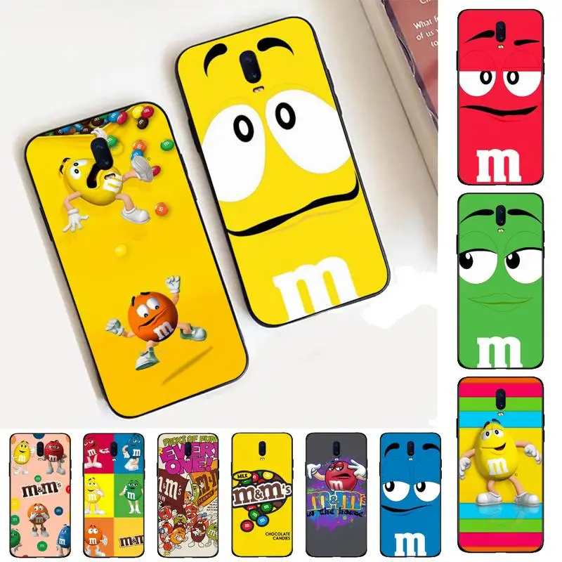 

M&Ms Chocolate Phone Case for Vivo Y91C Y11 17 19 17 67 81 Oppo A9 2020 Realme c3