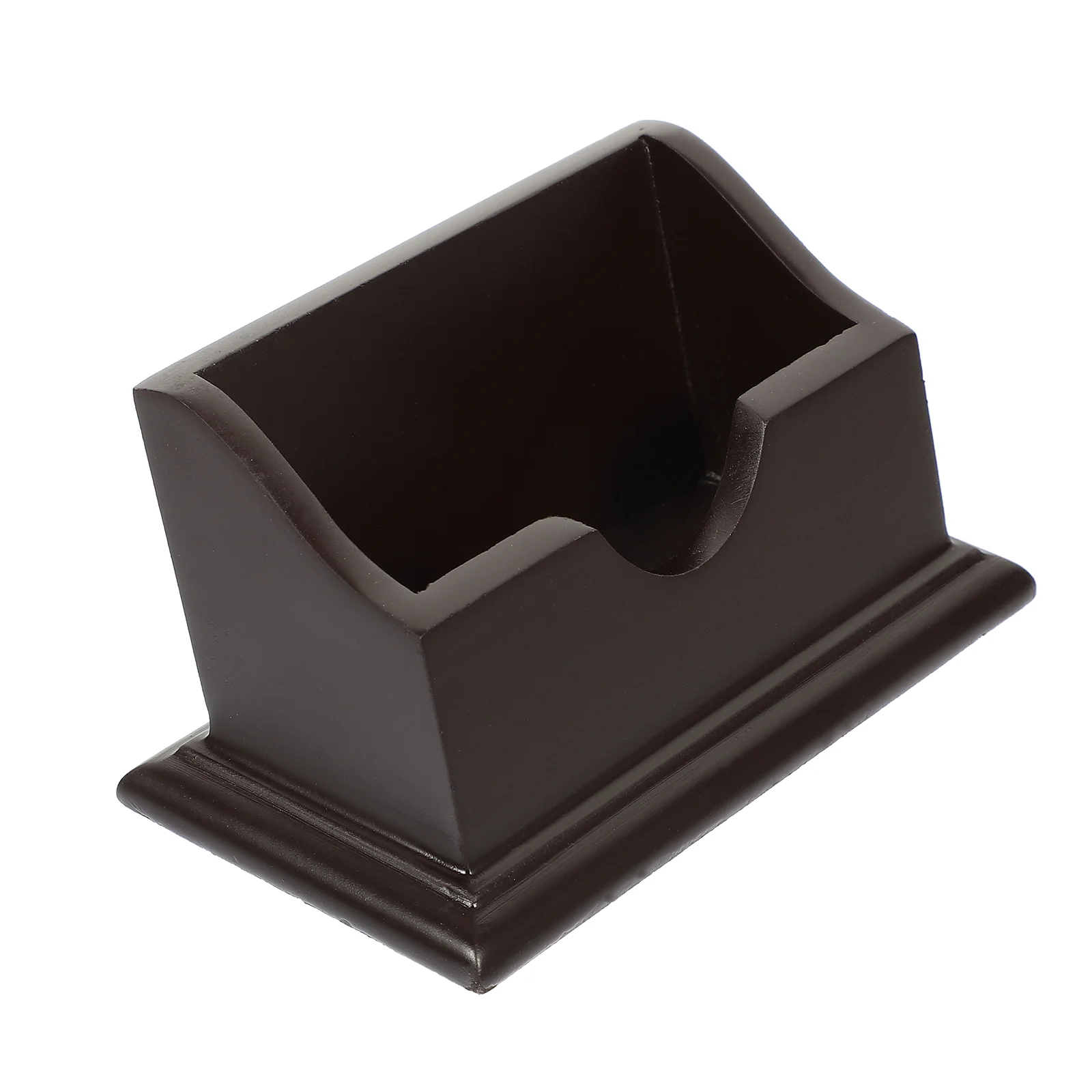 

Business Holder Organizer Desk Desktop Box Negocios De Personalizadas Tarjetas Display Name Stand Wood Office Storage Container