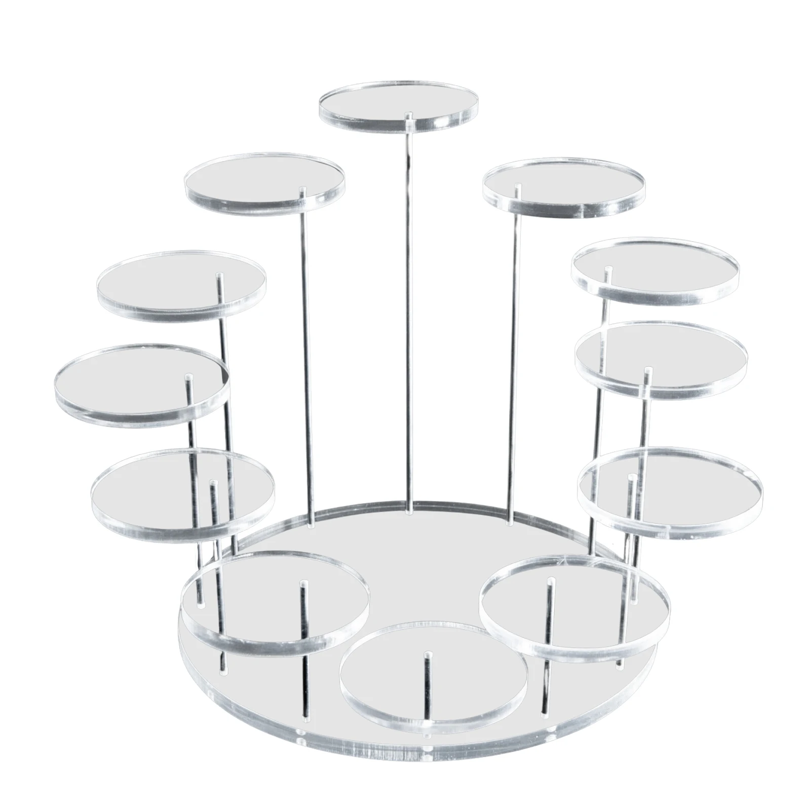 Многослойная акриловая подставка для демонстрации колец держатель сережек