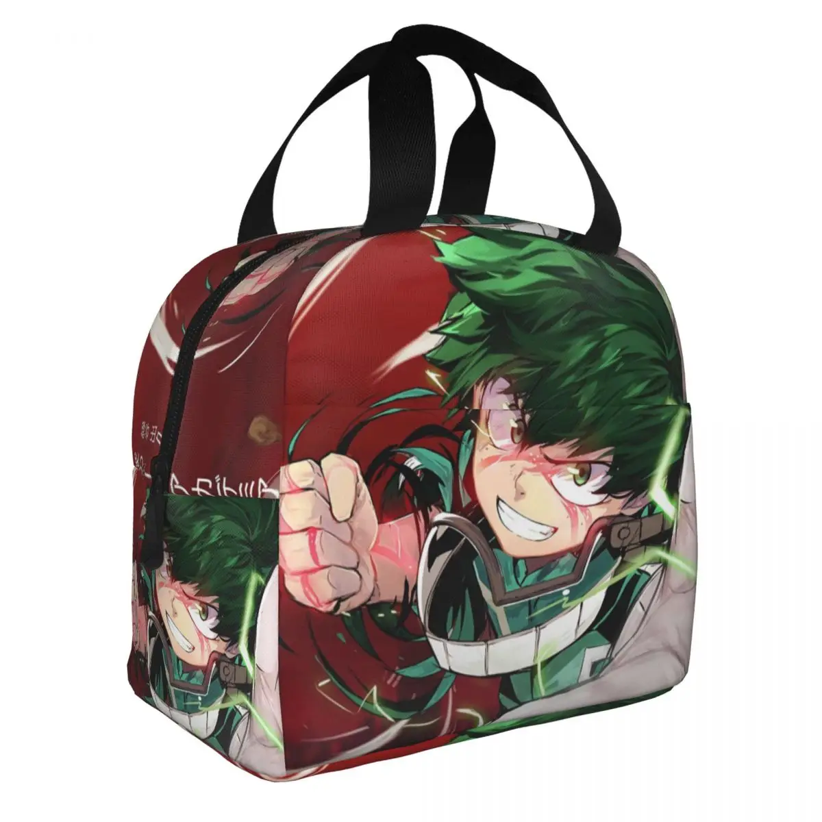 Anime - My Hero Academia Lunch Bento Bags Portable Aluminum Foil thickened Thermal Cloth Lunch Bag for Women Men Boy