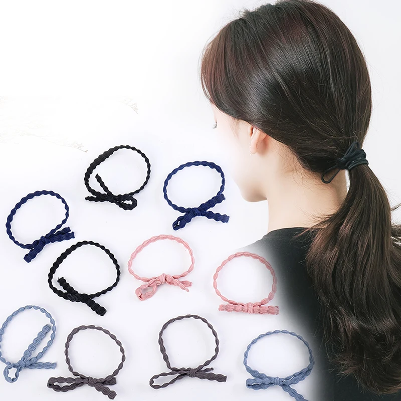 

10pcs Women Girls Hair rubber bands Hair Tie Ropes Elastic Hairband Ponytail Holders Headbands Scrunchies girls Hair accessories
