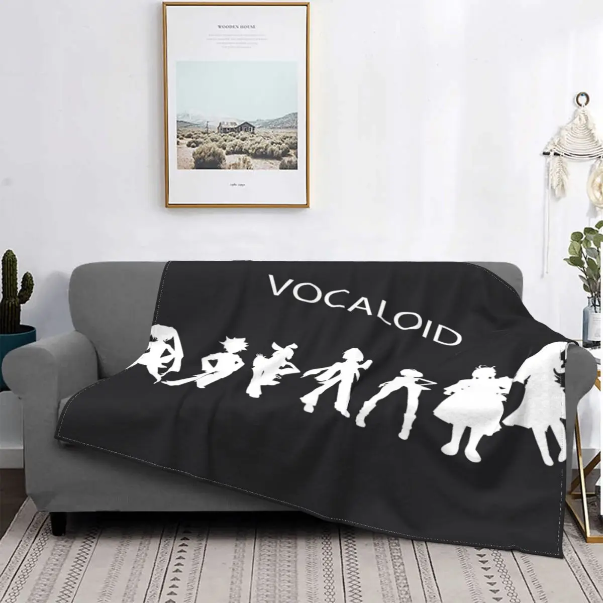 

Vocaloid-Manta a quadros para cama, colcha para playa, пикник
